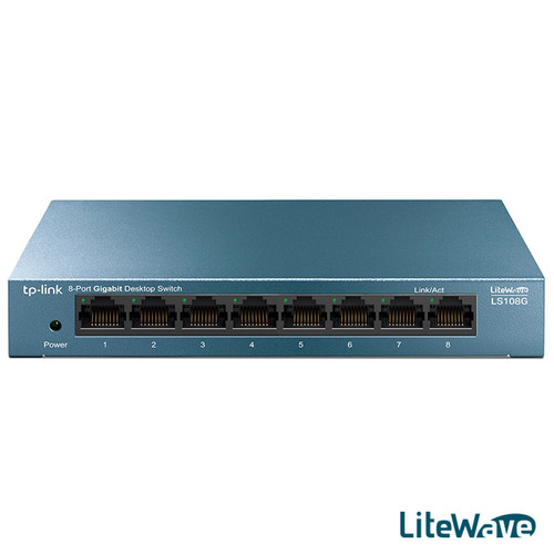 TP-LINK LiteWave LS108G 8-port gigabit RJ45 mrežno stikalo switch