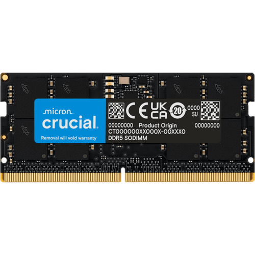 Crucial 64GB DDR5-5600 SODIMM CL46, 1.1V
