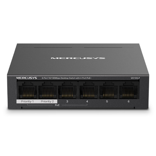 MERCUSYS MS106LP 6-port 10/100Mbps (4x PoE+) RJ45 mrežno stikalo switch