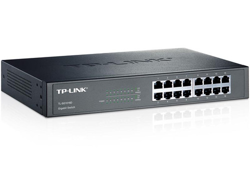 TP-LINK TL-SG1016D 16-port gigabit RJ45 rack mrežno stikalo switch