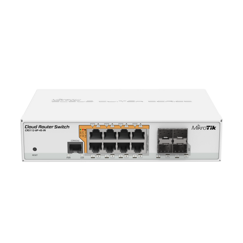 Mikrotik stikalo Cloud Router Switch CRS112-8P-4S-IN