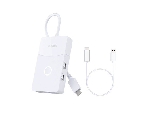 D-LINK DUP-501 5 v1 USB razdelilec, Brezžični HDMI, 100W PD