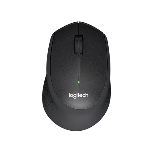 Logitech M330 Silent Plus brezžična miška, črna