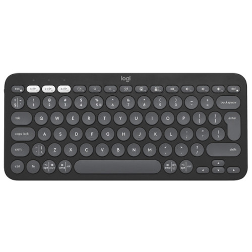 LOGITECH PEBBLE KEYS 2 K380s Bluetooth črna tipkovnica