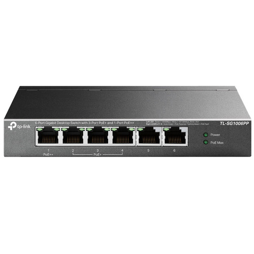 TP-LINK TL-SG1006PP 6-port Gigabit PoE+ 1xPoE++ Unmanaged mrežno stikalo switch