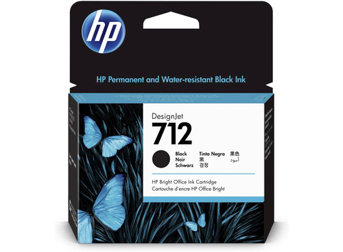 ČRNILO HP ČRNO 712 ZA DESIGNJET STUDIO/STEEL/T230/T630/T650 80ml
