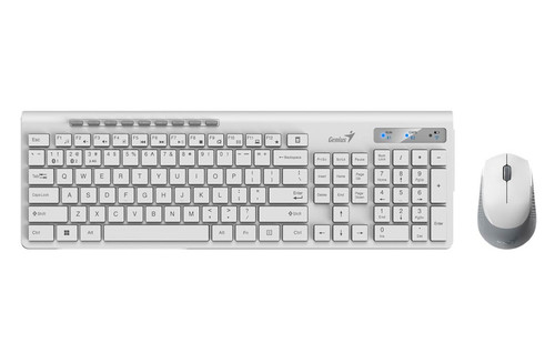 Tipkovnica Genius Slim star 8230 +miš, bela BT +WL