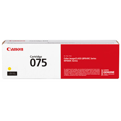 TONER CANON CRG-075Y  YELLOW ZA LBP64x, MF66x ZA 1.300 STRANI