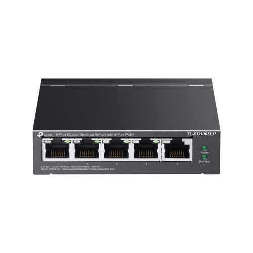 TP-LINK 5-Port Gigabit desktop switch stikalo z 4-Port PoE+