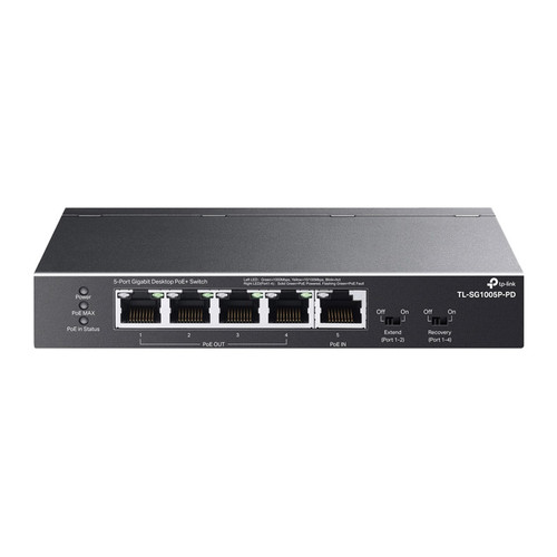 TP-LINK TL-SG1005P-PD 5-port Gigabit (4xPoE+ 1x PoE++) RJ45 mrežno stikalo switch