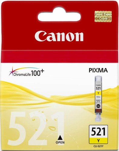 ČRNILO CANON CLI-521 RUMENO ZA IP3600/4600/MP540/MP620 ZA 9ml