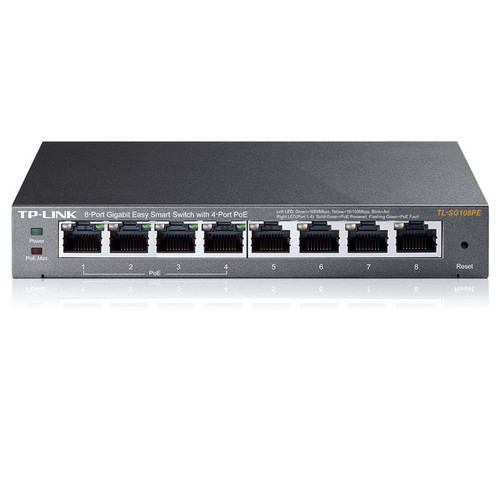 TP-LINK TL-SG108PE 8-port gigabit (4x PoE+) RJ45 Easy Smart mrežno stikalo switch
