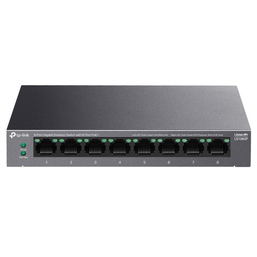 TP-LINK LS108GP 8-port Gigabit PoE+ RJ45 Unmanaged mrežno stikalo switch