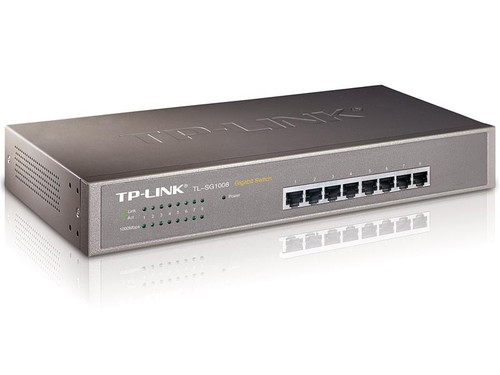 TP-LINK TL-SG1008 8-port gigabit RJ45 rack mrežno stikalo switch