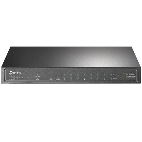 TP-LINK TL-SG1210P 10-port 8x Gigabit PoE+ RJ45 1x Gigabit RJ45 1x Gigabit SFP mrežno stikalo switch