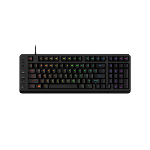 Tipkovnica HP HyperX Eve 1800 za igre, membranska, črna, RGB
