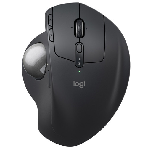 LOGITECH MX Ergo S brezžična Bluetooth USB optična grafitna miška