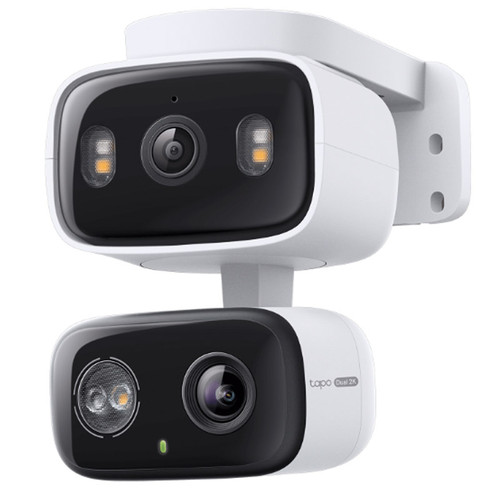 TP-LINK Tapo C246D Dual Lens 2K 3MP WiFi bela pan/tilt notranja/zunanja nadzorna kamera