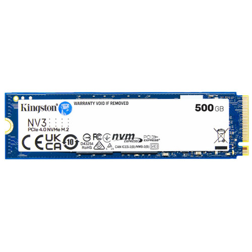 KINGSTON NV3 500GB M.2 PCIe 4.0 NVMe SSD SNV3S/500G 