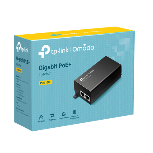 TP-LINK Omada POE160S Gigabit PoE+ Injector