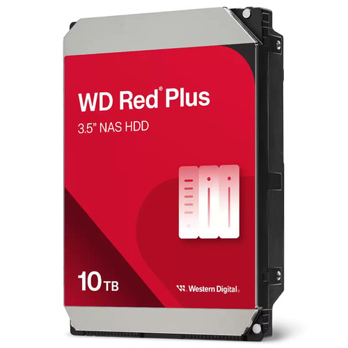 WD Red Plus 10TB 3,5" SATA3 512MB 7200rpm NAS trdi disk WD100EFGX