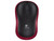 LOGITECH M185 brezžična optična rdeča miška