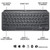 Logitech tipkovnica MX Keys Mini, grafitna barva, SLO g. 