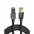Ugreen UTP Cat8 pleten okrogel mrežni kabel, 1M