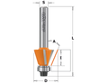 Combination Trimmer Bit 11/16" x 3/8" 22°