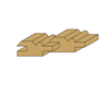 Wainscot / Paneling Bit 15/16" x 3/4" x 45°