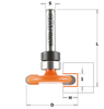 Flooring Router Bit 1/4" x 3/8" x 1/8 Radius