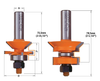 V Tongue and Groove Router Bit Set