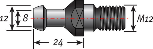 ISO30 Pull Stud | HSD Spindles
