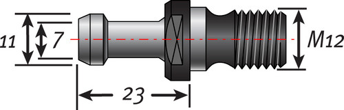BT30 Pull Stud | 60 Degree | BT Spindles
