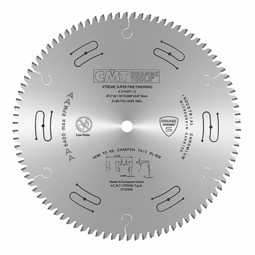 12" Super Fine Finishing Sliding Compound Blade