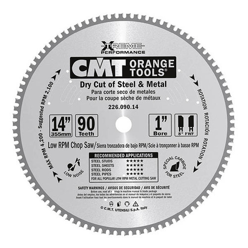 6-1/2" x 36 tooth Steel Dry Cut Blade