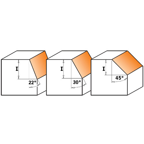 CMT - 22 Degree Chamfer Router Bit