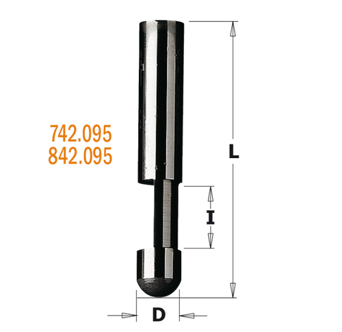 Combination Trimmer Bit 1/4" x 3/8" 0°