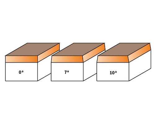Combination Trimmer Bit 1/4" x 3/8" 7°