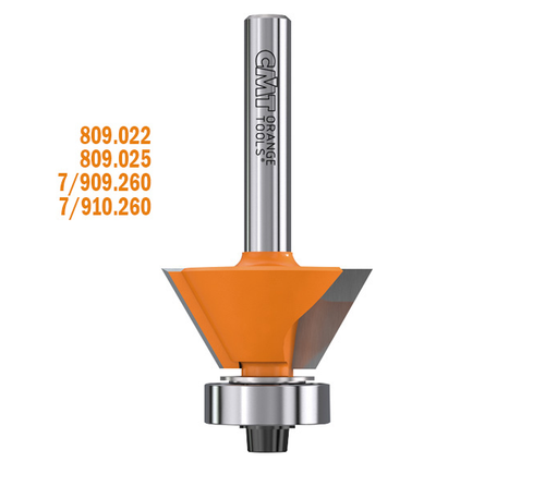 Combination Trimmer Bit 3/4" x 13/32" 25°