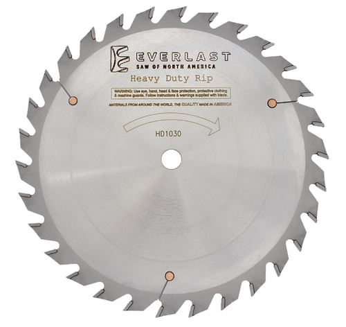 Heavy Duty Rip 12" Diameter x 30 Teeth x 1" Bore