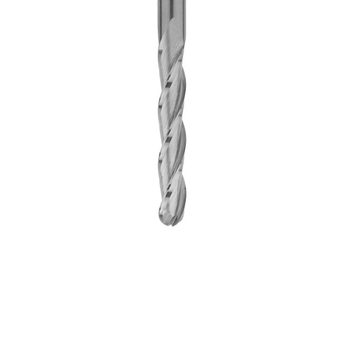 Bravo Series 1/4" x 1-1/2" x 3 Flt Ball End Finishing