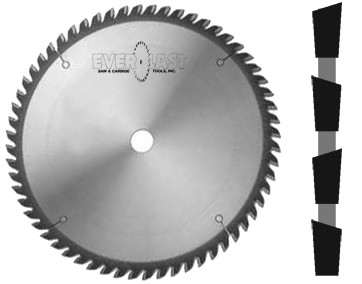 12" diameter x 1" bore x .135" Kerf x Alternate Top Bevel Grind 1