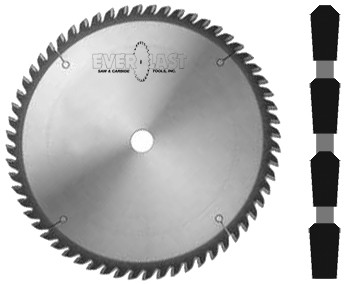 8" diameter x 5/8" bore x .106" kerf x 60 tooth x TC45 Triple chip grind