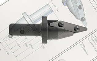 Custom Manufactured Insert Knife V-Groove Profile Router Tool:
