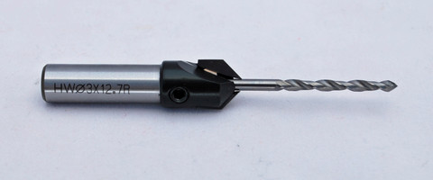 Pilot hold drill and countersink in one operation!