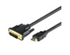 0.5M HDMI to DVI-D 24+1 Pin Bi-directional Cable