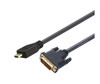 0.5M Micro HDMI to DVI-D 24+1 Pin Cable