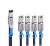 2M External Mini SAS HD SFF-8644 To 4 x Mini SAS SFF-8088 Cable