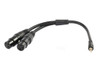 30CM 3.5MM Audio Male to Dual XLR Female Cable  ( Balanced )